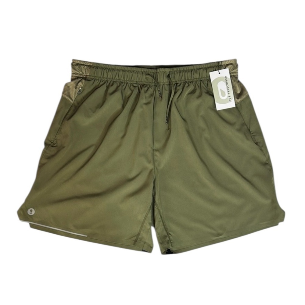 NWT Live Prescribed LRX Green Lightweight Crossfit Training Mens Shorts Size 2XL